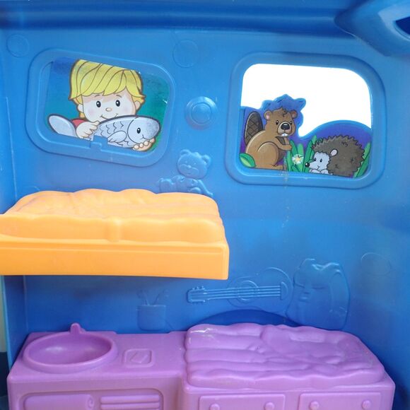 Fisher-Price Little People Songs & Sounds Camper Fold Out Playset (No Figures) - Picture 6 of 12